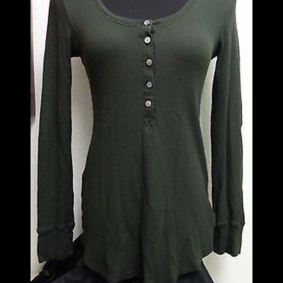 aso Elena Gilbert elbow patch Henley - Picture 3 of 4